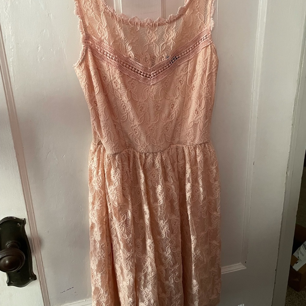 Girls pink dress